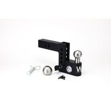 Load image into Gallery viewer, 4In-Drop-2In-Shank-Aero-Hitch-WBuiltin-Scale-2In-Stainless-Steel-Ball-Rated-For-12500-Lbs-Gtw