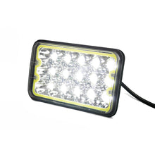 Load image into Gallery viewer, 4X6in-45W-Led-Sealed-Beam-Conversion-Lenses-W-White-Led-Drl-Halo-(Pair)