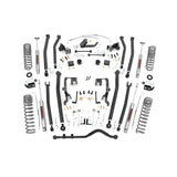 Rough Country 79030A 4.0 Inch Jeep Long Arm Suspension Lift Kit 07-11 Wrangler JK 2-door