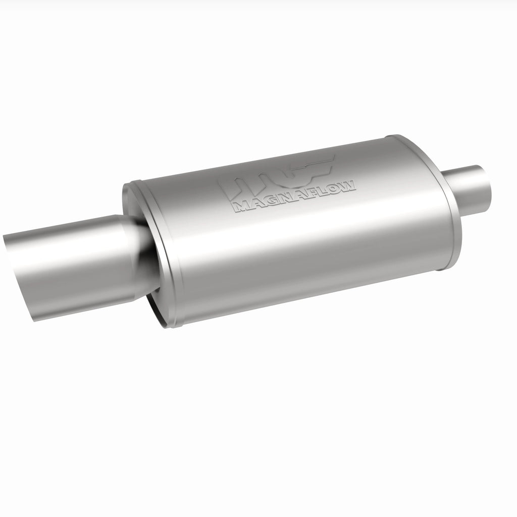 MagnaFlow Exhaust Products 14827 Straight-Through Performance Muffler; 2.25/4in. Center/Center; 5x14x8 Body