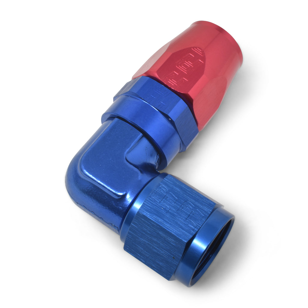 Performance--8-An-RedBlue-90-Degree-Forged-Aluminum-Swivel-Hose-End