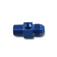 Load image into Gallery viewer, Performance--8-An-Flare-To-38In-Pipe-Pressure-Adapter-(Blue)