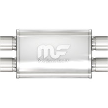 Load image into Gallery viewer, MagnaFlow Exhaust Products 11385 Straight-Through Performance Muffler; 2.25in. Dual/Dual; 4x14x9 Body
