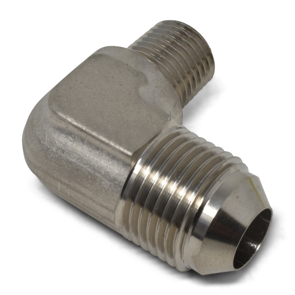 Performance--4-An-To-14In-Npt-90-Degree-Flare-To-Pipe-Adapter-(Endura)