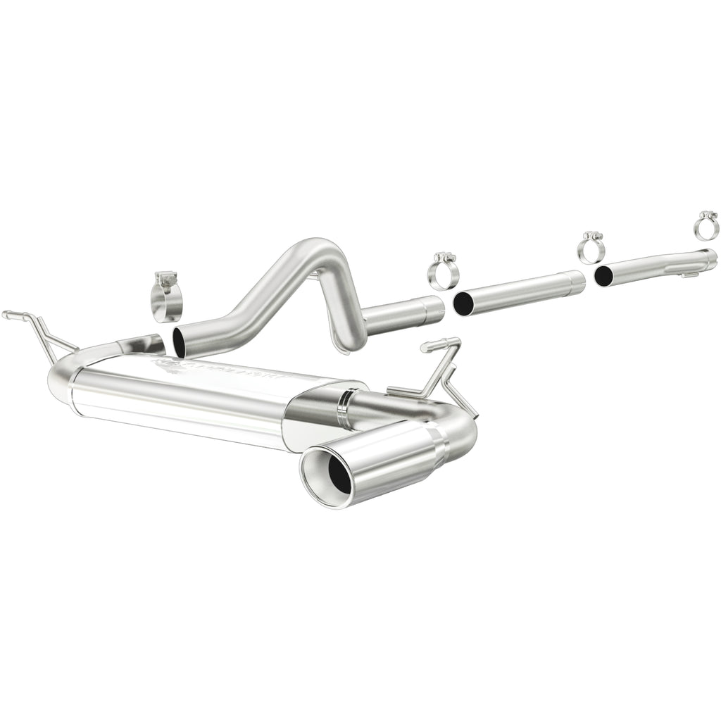 MagnaFlow Exhaust Products 16751 Street Series Polished Cat-Back System for Select Jeep Wrangler