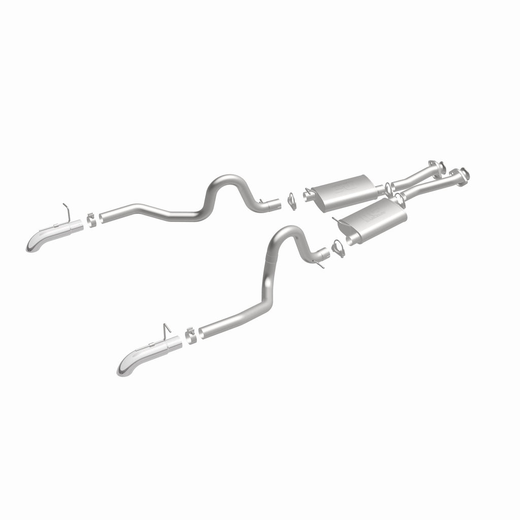 MagnaFlow Exhaust Products 15632 Street Series Polished Cat-Back System for Select Ford Mustang