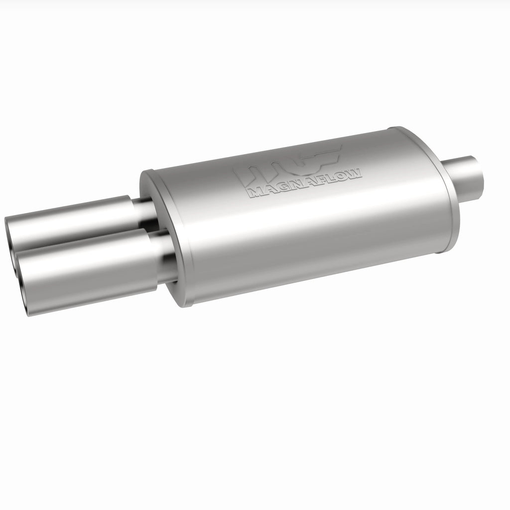 MagnaFlow Exhaust Products 14815 Straight-Through Performance Muffler; 2.25/3.125in. Center/Dual; 5x14x8 Body