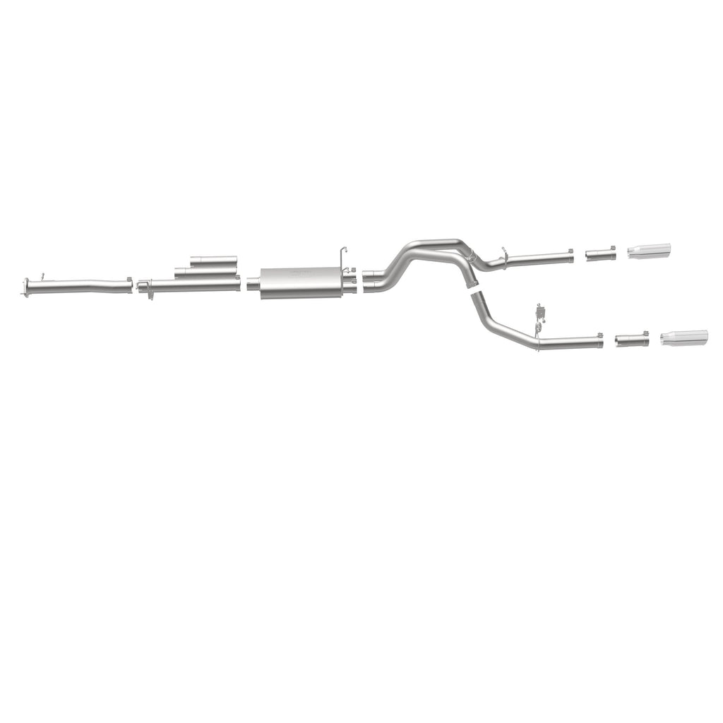 MagnaFlow Exhaust Products 19027 Street Series Polished Cat-Back System for Select Chevrolet Silverado HD, Chevrolet Silverado HD, GMC Sierra HD, GMC Sierra HD