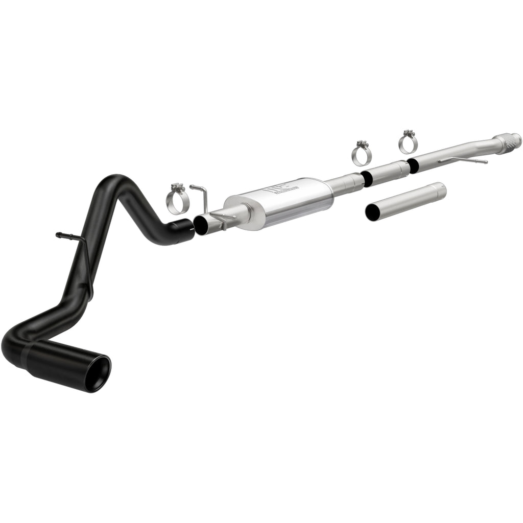 MagnaFlow Exhaust Products 19470 Street Series Black Coated Cat-Back System for Select Chevrolet Silverado 1500, Chevrolet Silverado LTD, GMC Sierra 1500, GMC Sierra Limited