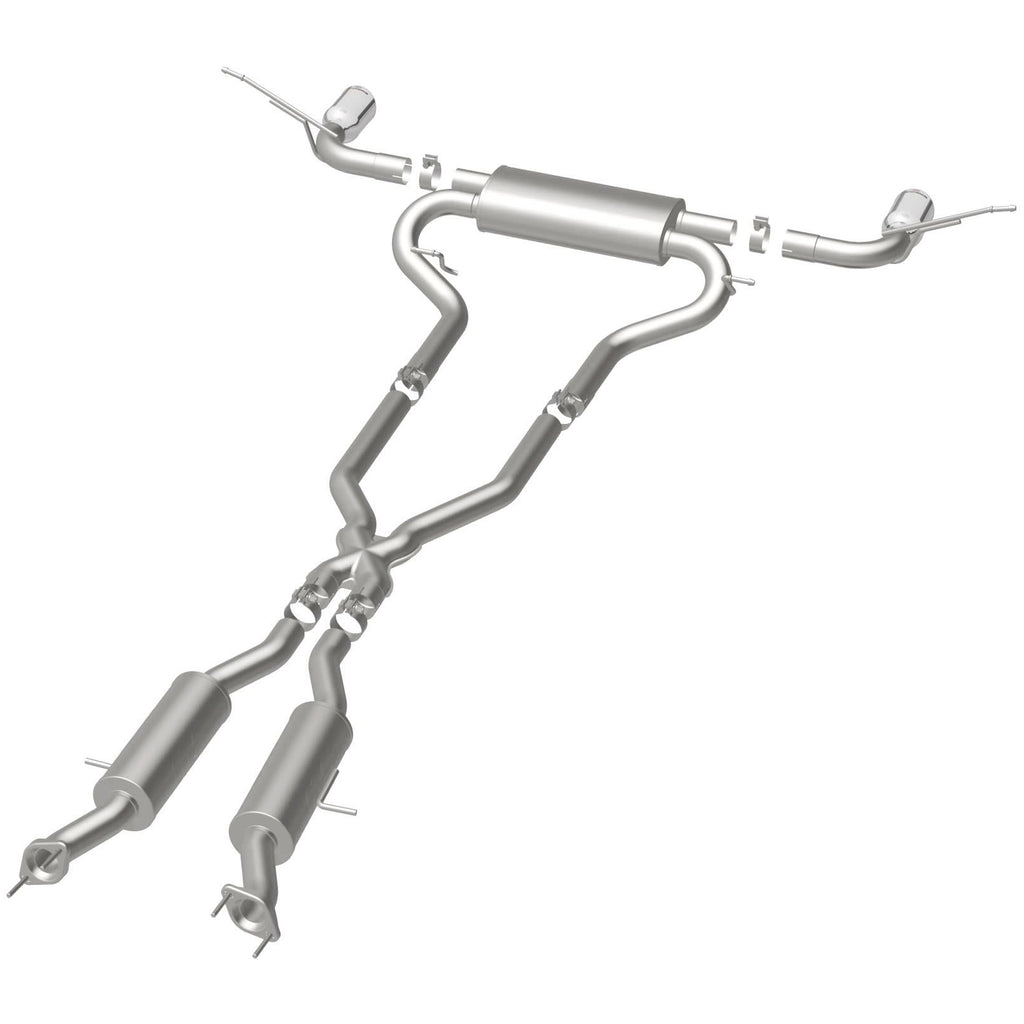 MagnaFlow Exhaust Products 16929 Street Series Polished Cat-Back System for Select Jeep Grand Cherokee, Jeep Grand Cherokee WK