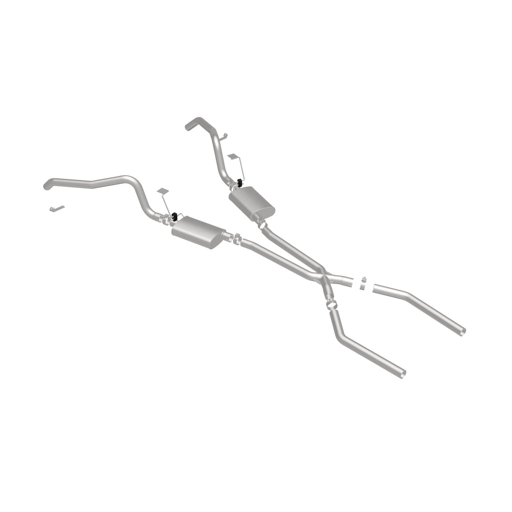MagnaFlow Exhaust Products 15896 Street Series System for Select Buick Apollo, Chevrolet Camaro, Chevrolet Chevy II, Chevrolet Nova, Oldsmobile Omega, Pontiac Firebird, Pontiac Ventura