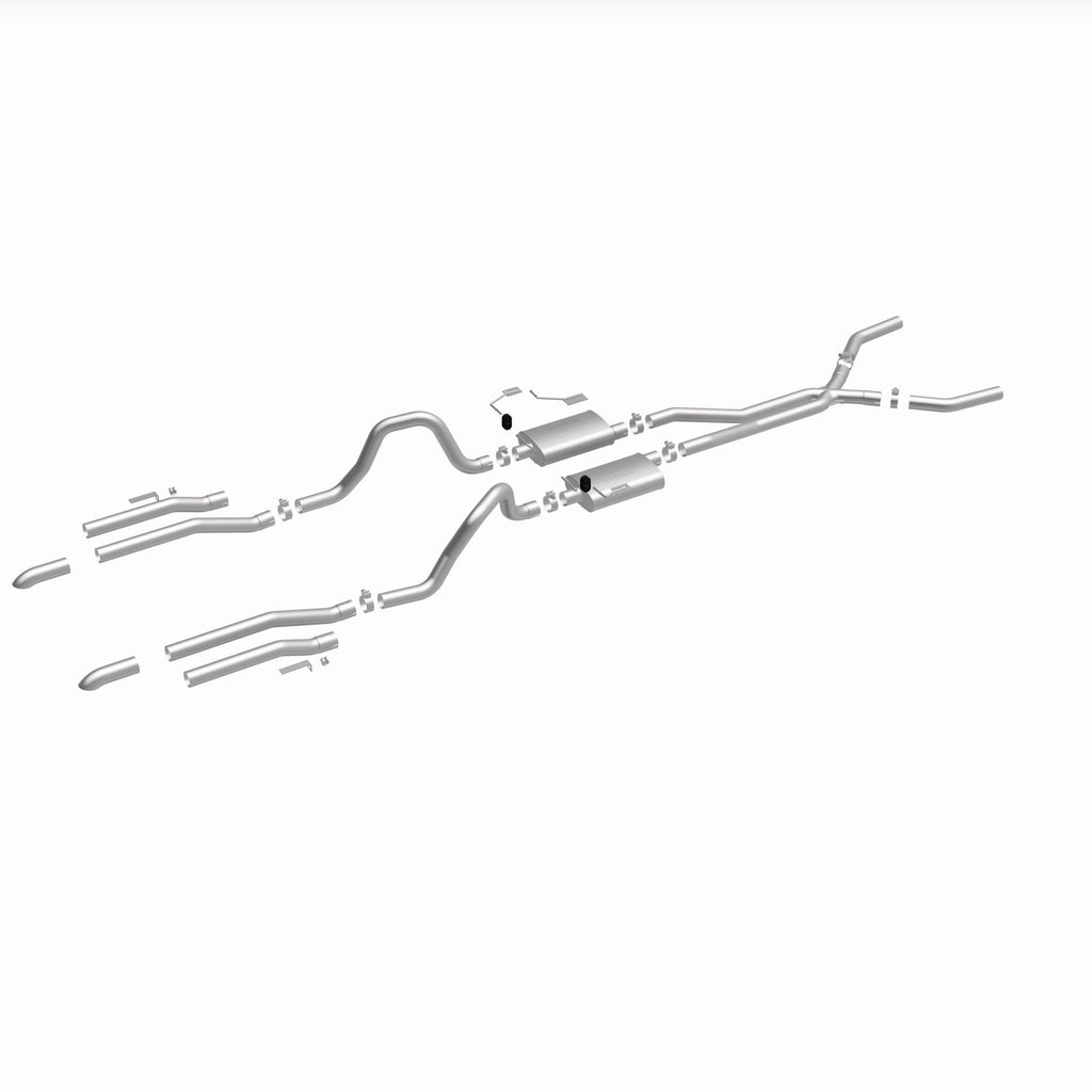 MagnaFlow Exhaust Products 19303 Street Series Polished System for Select Chrysler Cordoba, Dodge 330, Dodge 440, Dodge Charger, Dodge Coronet, Dodge Dart, Dodge Magnum, Dodge Monaco, Dodge Polara, Plymouth Belvedere, Plymouth Fury, Plymouth GTX,
