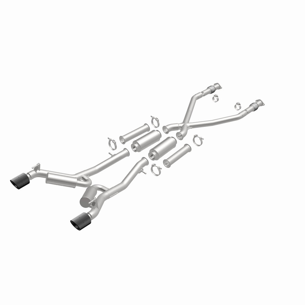 MagnaFlow Exhaust Products 19593 xMOD Series Carbon Fiber Tips Cat-Back System for Select Nissan Z