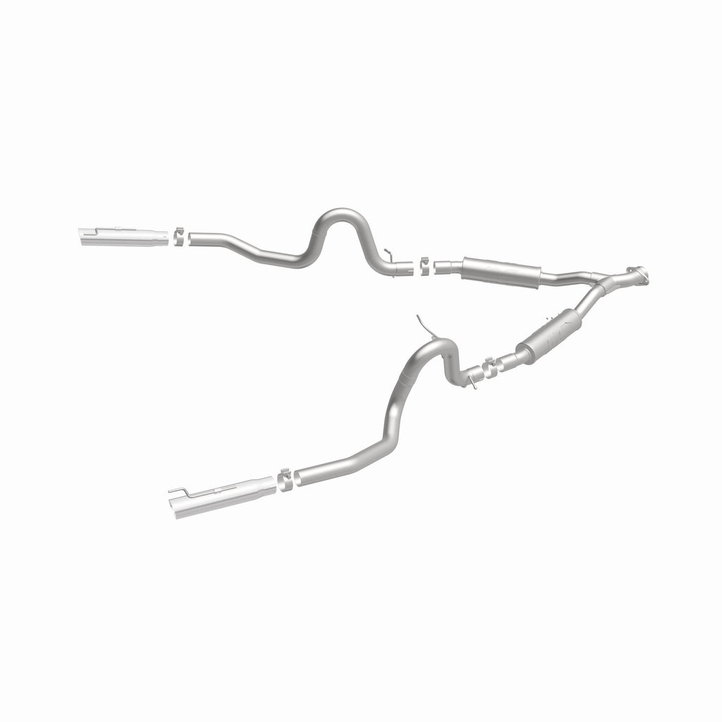 MagnaFlow Exhaust Products 15717 Street Series Polished Cat-Back System for Select Ford Mustang