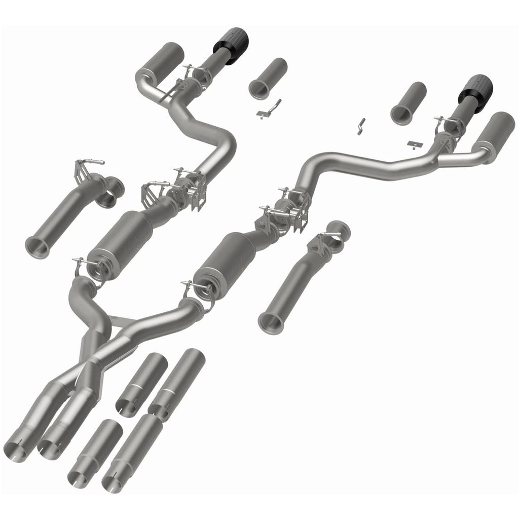 MagnaFlow Exhaust Products 19496 xMOD Series Carbon Fiber Tips Cat-Back System for Select Chrysler 300, Dodge Charger
