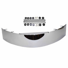 Load image into Gallery viewer, 5-12-In-Height-X-20-In-Dia-Chrome-Steel-With-Black-Plastic-Mounting-Kit-And-Har