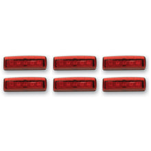 Load image into Gallery viewer, 5-Diode-Single-Row-Led-Light-Red,-6-Pack