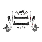 Rough Country 26131 5 Inch Suspension Lift Kit Lifted Struts w/N3 Shocks & Struts 07-13 Silverado/Sierra 1500 2WD