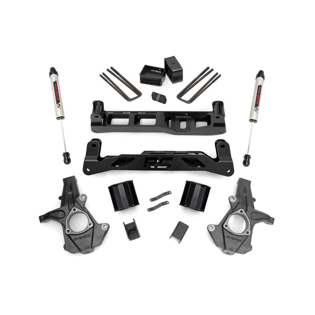 5-Inch-Suspension-Lift-Kit-No-Struts-V2-Monotube-Shocks-WN2.0-14-18-SilveradoSierra-1500-2Wd-AluminumStamped-Steel-Rough-Country