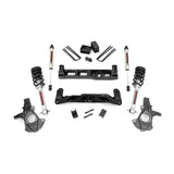 Rough Country 26171 5 Inch Suspension Lift Kit w/V2 Shocks & Struts 07-13 Silverado/Sierra 1500 2WD