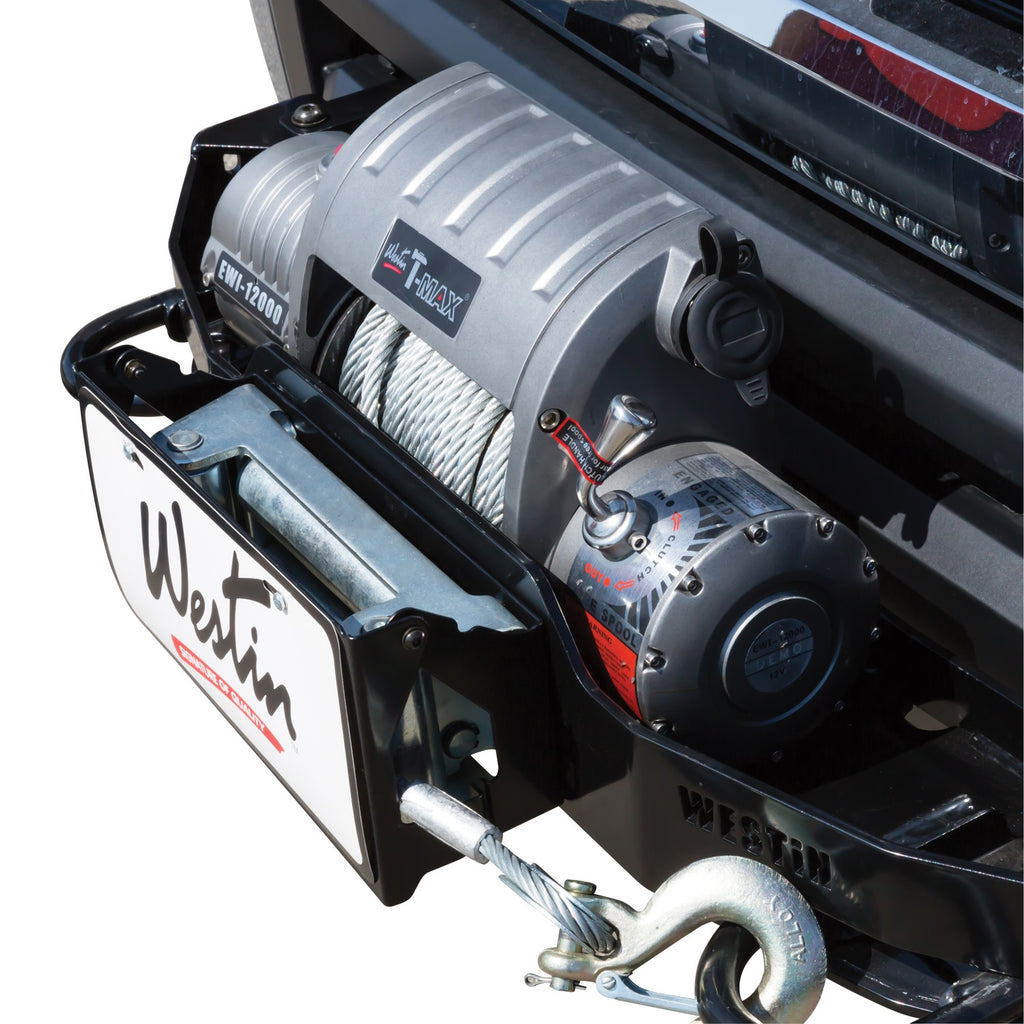 ~(5-Lbs.-15X9x4)~-Max-Winch-Tray-License-Plate-Bracket-Black-Max-Winch-Tray-License-Plate-Bracket