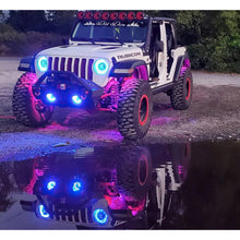 Load image into Gallery viewer, ~(5-Lbs.-14X5x5)~-Oracle-Bluetooth-Colorshift-Underbody-Rock-Light-Kit---8-Pcs