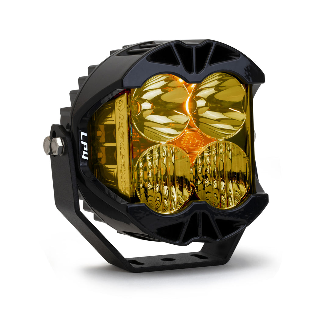 ~(5-Lbs.-12X10x8)~-Lp4-Pro-Led-DrivingCombo-Amber-Baja-Designs