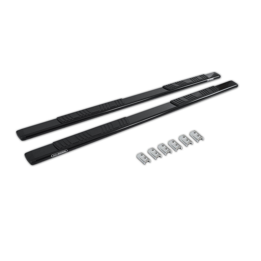 5-Oe-Xtreme-Low-Profile-Side-Steps---87-Long---Black-Powder-Coat---Boards-Only