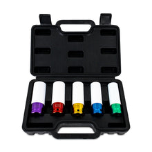 Load image into Gallery viewer, 5-Piece-Non-Marring-12-Wheel-Nut-Socket-Set