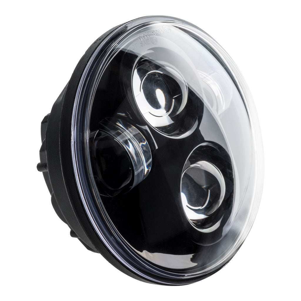 5.75-In.-40W-Replacement-Led-Headlight,-Black-Bezel,-6000K