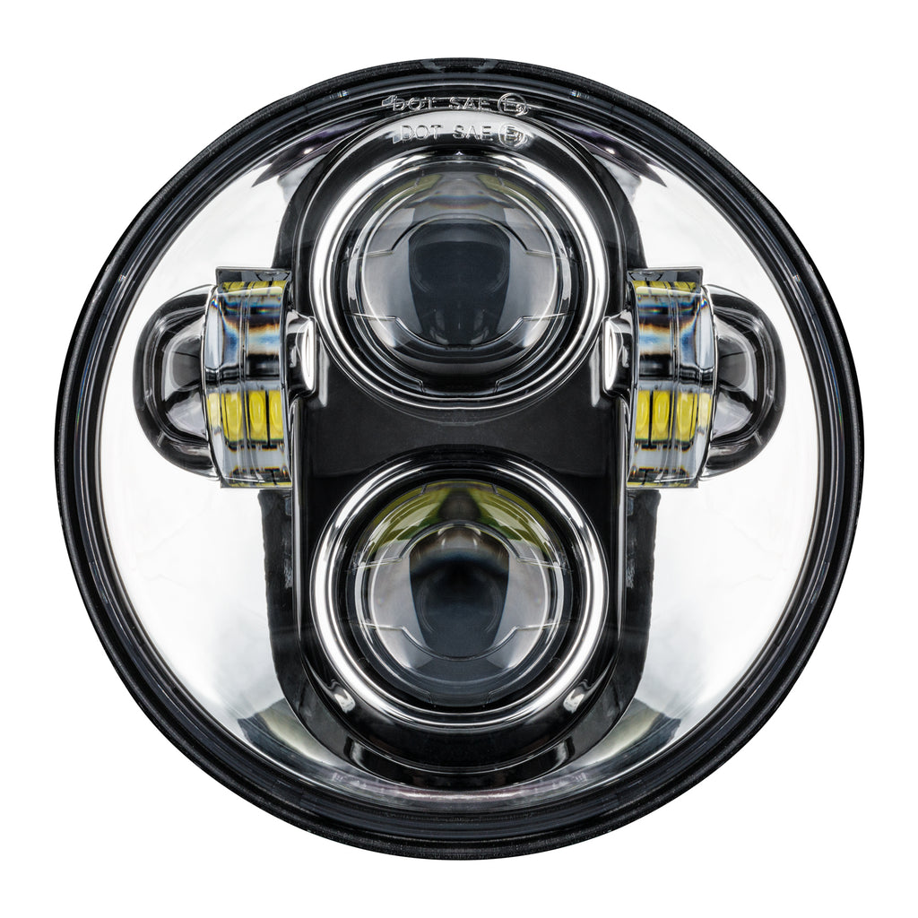 5.75-In.-40W-Replacement-Led-Headlight,-Chrome-Bezel,-6000K