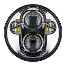 Load image into Gallery viewer, 5.75-In.-40W-Replacement-Led-Headlight,-Chrome-Bezel,-6000K