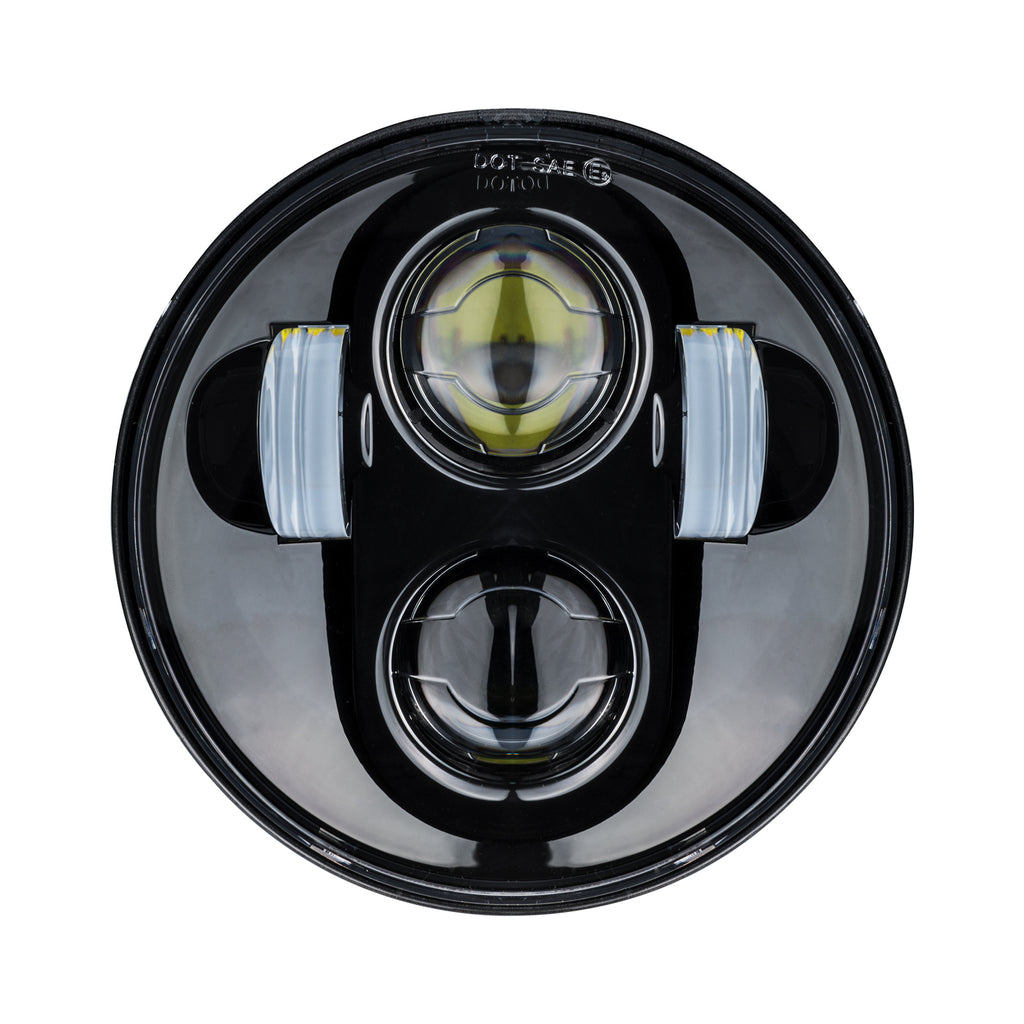 5.75-In.-40W-Replacement-Led-Headlight,-Black-Bezel,-6000K