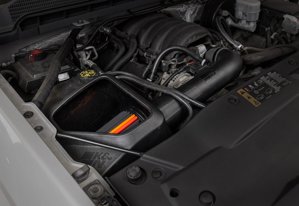 K&N 50-3082D NextGen Dryflow Cold Air Intake - Chevrolet Silverado 1500 V8 5. for Select Cadillac Escalade, Cadillac Escalade ESV, Chevrolet Silverado 1500, Chevrolet Silverado LD, Chevrolet Suburban, Chevrolet Tahoe, GMC Sierra, GMC Sierra 1500, GMC