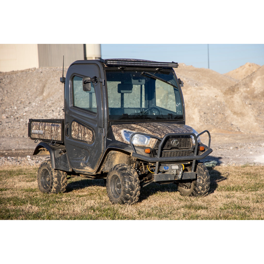 50-Inch-Dual-Row-Led-Light-Kit-Chrome-Series-With-White-Drl-Front-Facing-14-22-Kubota-Rtv-X900Rtv-X1100-Diesel-Rough-Country