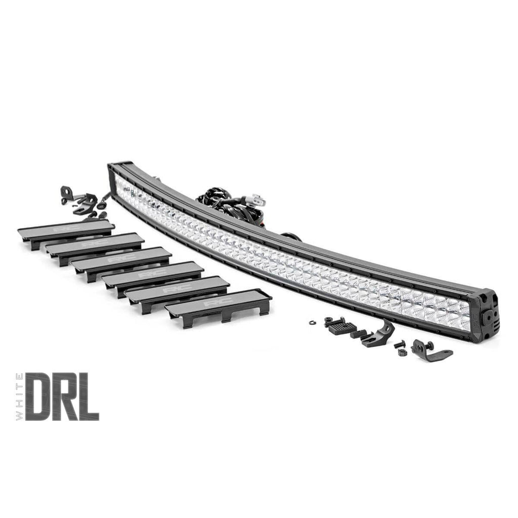 50-Inch-Led-Light-Bar-Curved-Dual-Row-Chrome-Series-With-White-Drl-Rough-Country