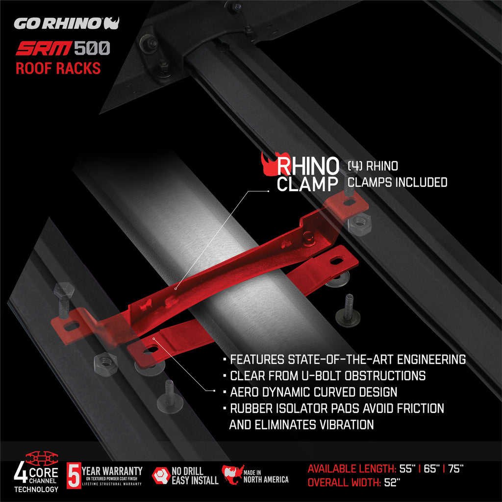 ~(50-Lbs.-77X13x10)~-Srm-500-Flat-Rack-65-Roof-Rack-Modular-Universal-Universal----