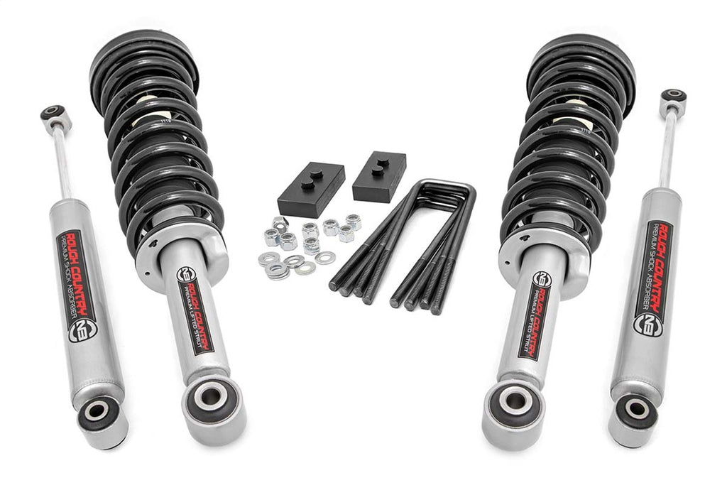 Rough Country 50004 Leveling Lift Kit w/Shocks for Select Ford F-150