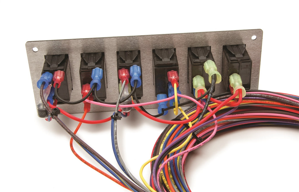 Painless Wiring 50005 10 Circuit Race Only Chassis Harness/Switch Panel Kit