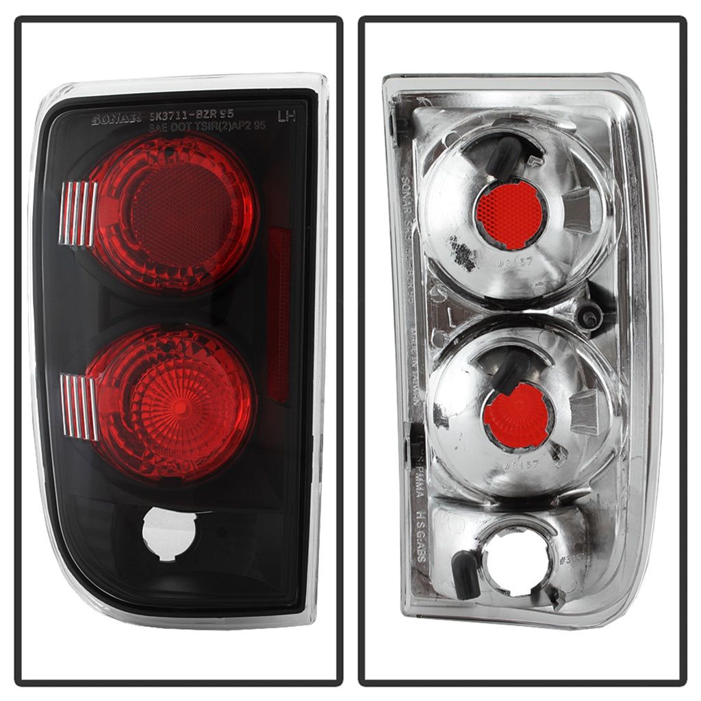 Spyder Auto 5001146 Euro Style Tail Lights for Select Chevrolet Blazer, GMC Jimmy, Oldsmobile Bravada