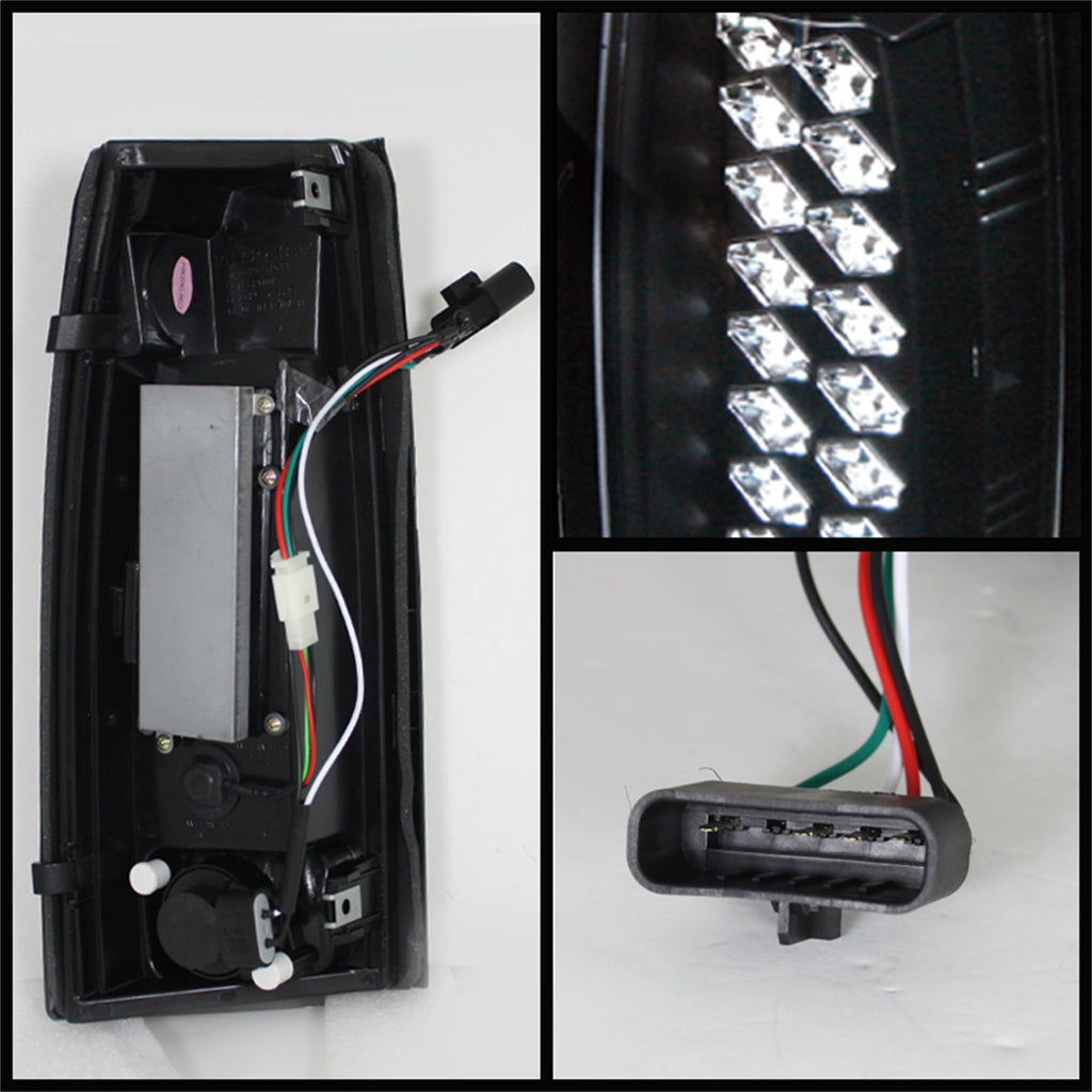 Spyder Auto 5001351 LED Tail Lights for Select Cadillac Escalade, Chevrolet Blazer, Chevrolet C1500, Chevrolet C1500 Suburban, Chevrolet C2500, Chevrolet C2500 Suburban, Chevrolet C3500, Chevrolet K1500, Chevrolet K1500 Suburban, Chevrolet K2500,