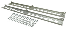 Load image into Gallery viewer, Derale 50022 Dual Stacked Plate Brushed Aluminum Brackets With Mounting Hardware