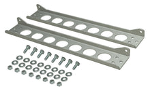 Load image into Gallery viewer, Derale 50023 Single Stacked Plate Brushed Aluminum Brackets With Mounting Hardware