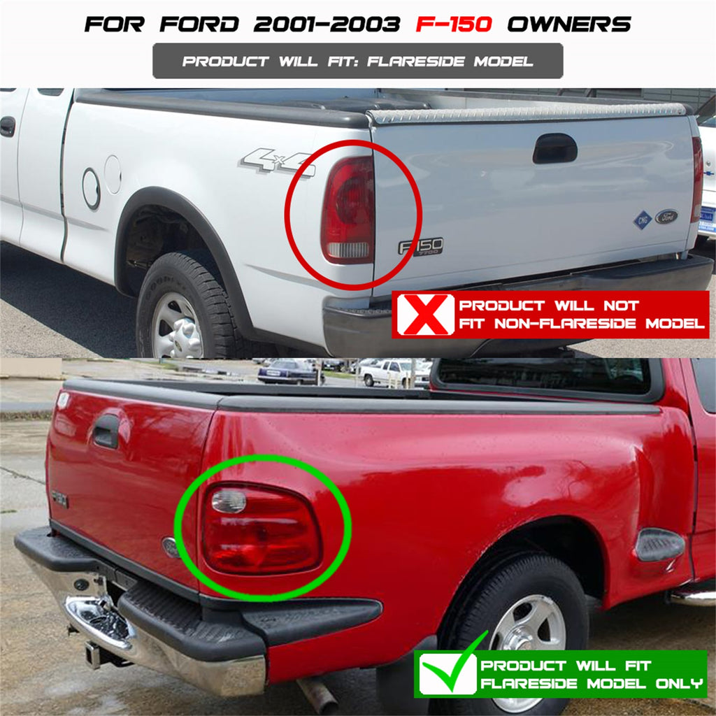 Spyder Auto 5003157 Euro Style Tail Lights for Select Ford F-150, Ford F-150 Heritage