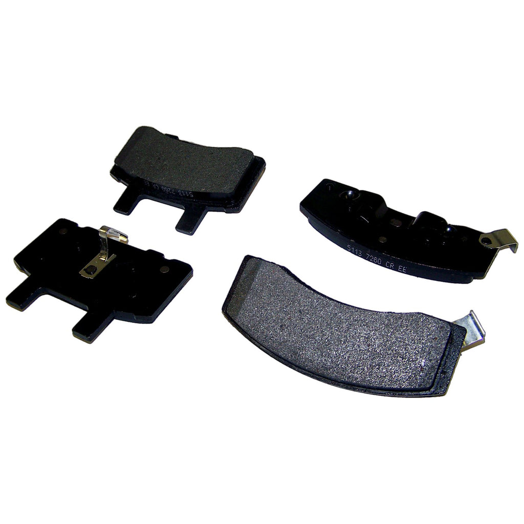 Crown Automotive Jeep Replacement 5003163AA Front Brake Pad Set for 1997-1999 Dodge Ram 2500 w/ Dana 44 Front Axle for Select Dodge Ram
