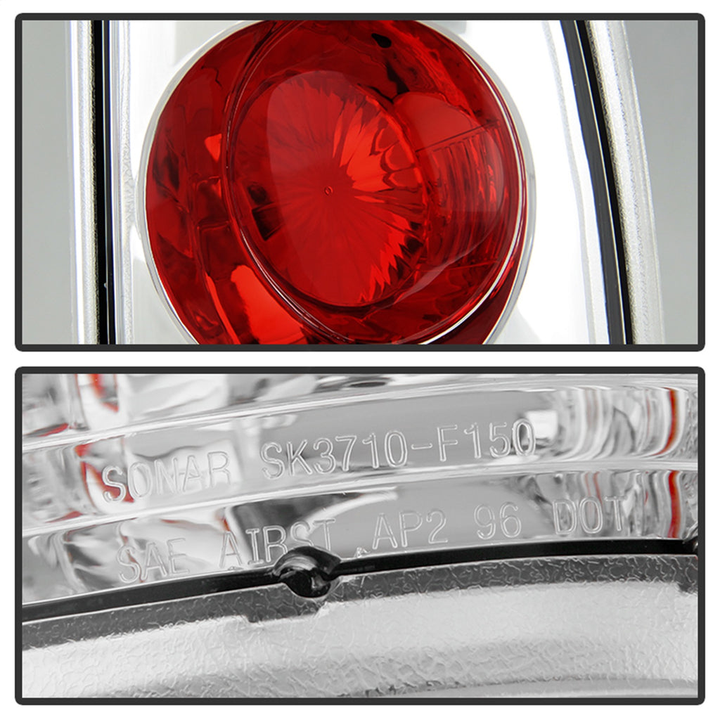 Spyder Auto 5003355 Euro Style Tail Lights for Select Ford F-150, Ford F-250 Super Duty, Ford F-350 Super Duty, Ford F-450 Super Duty, Ford F-550 Super Duty