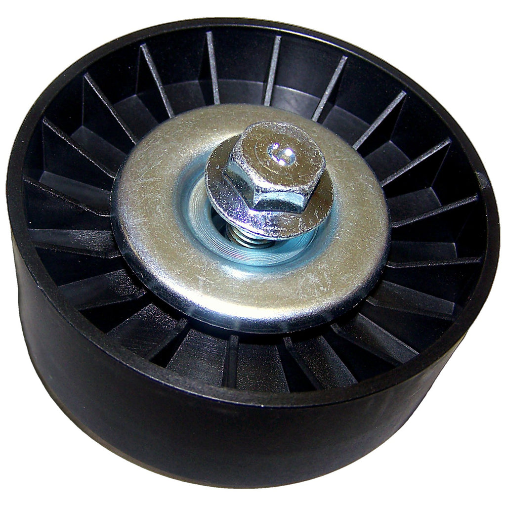 Crown Automotive Jeep Replacement 5003567AA Drive Belt Idler Pulley for 98+ Jeep XJ Cherokee, ZJ Grand Cherokee w/ 2.5L Dsl. for Select Jeep Cherokee, Jeep Grand Cherokee