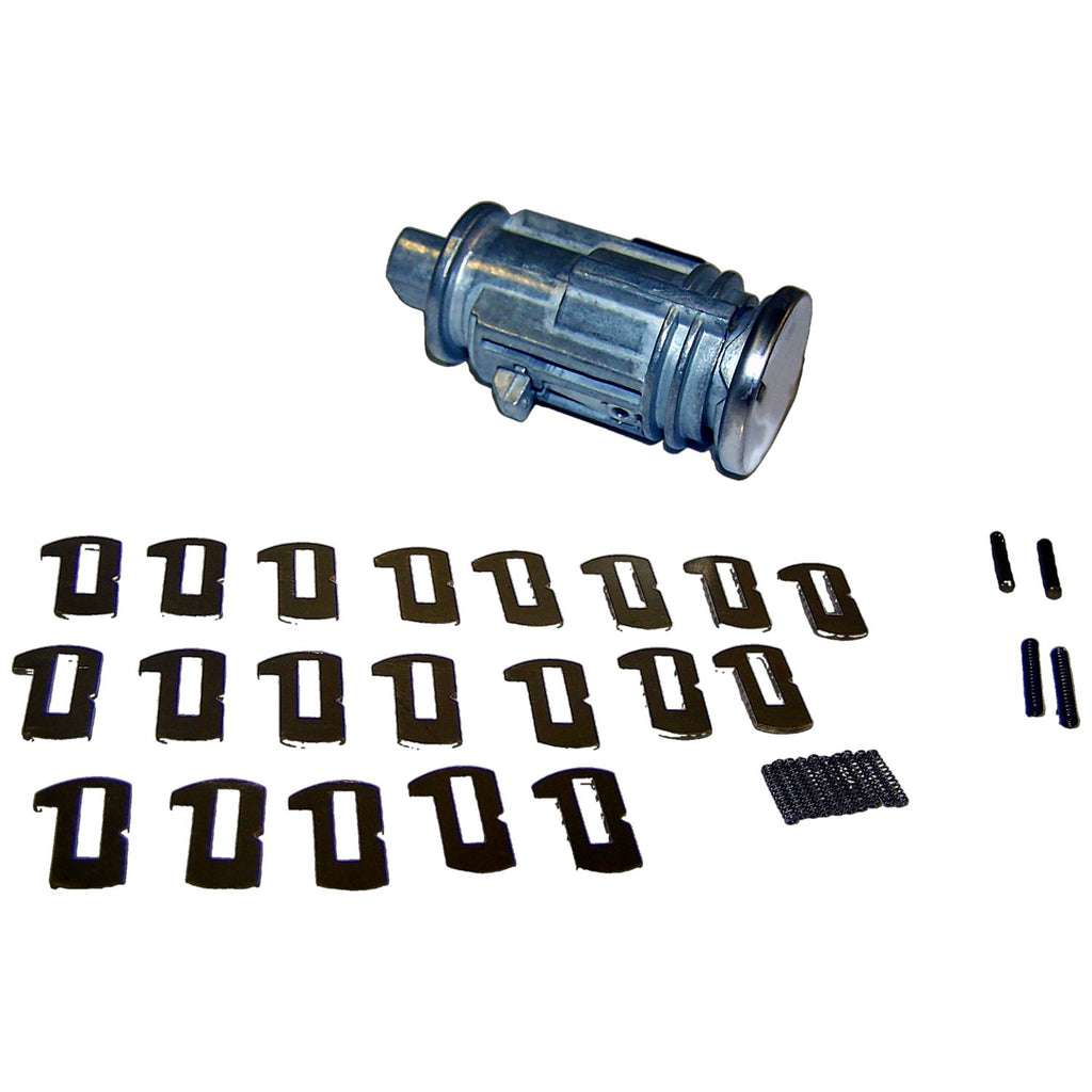 Crown Automotive Jeep Replacement 5003843AAK Coded Ignition Cylinder with 2 Non-Transponder Keys for Select 97-07 Jeep Models