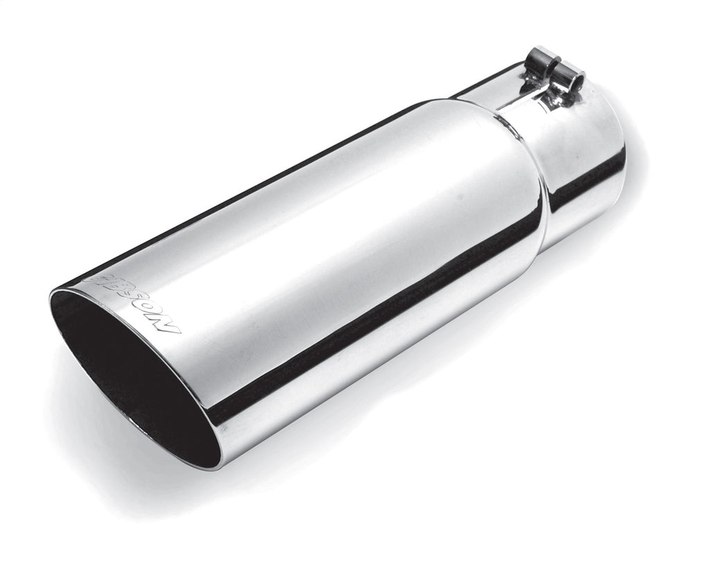 Gibson Performance Exhaust 500392 Stainless Steel Tip>Single Wall Angle Tip
