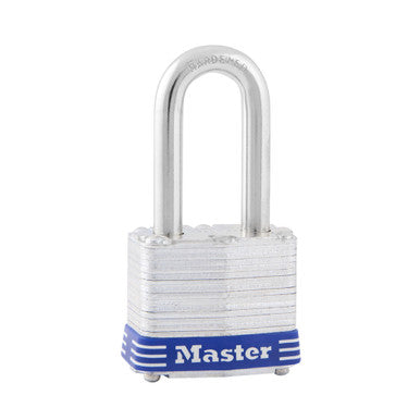 Master Lock 3DLF 1-9/16in (40mm) Wide Laminated Steel Pin Tumbler Padlock with 1-1/2 (38mm) Shackle